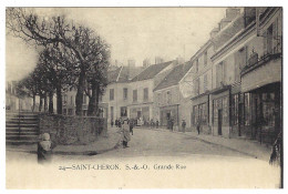 SAINT CHERON (91) - Saint-Chéron - Grande Rue - Ed. P. Royer, Etampes - Saint Cheron