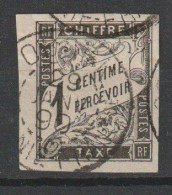 TAXE  N° 1  OBL OBOCK TTB - Postage Due