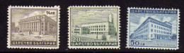 Bulgarie - (1941-43) -  Banque Nationale - Hopital - Palais De Justice - Neufs** - MNH - Nuevos