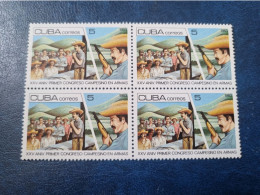 CUBA  NEUF  1983   CONGRESO  CAMPESINOS  EN  ARMAS  //  PARFAIT  ETAT  //  1er  CHOIX  // Bloc De 4 - Unused Stamps