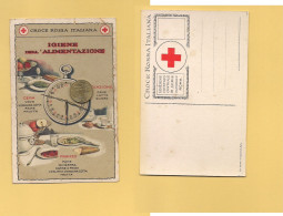 P3582 CROCE ROSSA ITALIANA III SERIE Igiene Dell'alimentazione Anni '30 - Rode Kruis