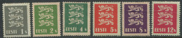 Estonia:Unused Stamps Coat Of Arms, Leopards, 1, 2, 4, 5, 8 And 12 Cents, 1928, MNH - Estonia