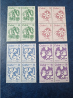 CUBA  NEUF  1983   EMISION  PERMANENTE  //  PARFAIT  ETAT  //  1er  CHOIX  // Bloc De 4 - Unused Stamps