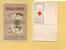 P3583 CROCE ROSSA ITALIANA III SERIE Modo Di Cambiare Il Lenzuolo Al Malato Anni '30 - Red Cross