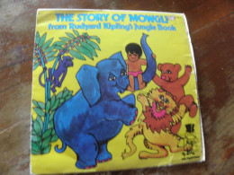 L'histoire De Mowgli Du Livre De La Jungle De Rudyard Kipling, 45 Tours En Anglais 1977 - Children