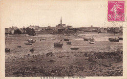 Ile De Batz * Vue Sur Le Port Et L'église - Ile-de-Batz