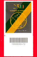 Nuovo - MNH - ITALIA - 2024 - 250 Anni Del Corpo Della Guardia Di Finanza – Logo - B - Barre 2412 - Chiudilettera - Códigos De Barras