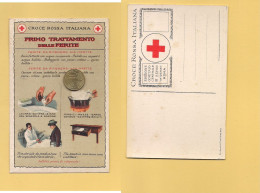 P3585 CROCE ROSSA ITALIANA III SERIE Primo Trattamento Delle Ferite Anni '30 - Red Cross