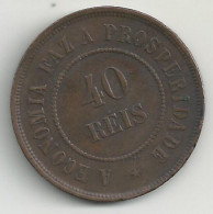 BRÉSIL - 40 Reis - 1889 - TB/TTB - Brasilien