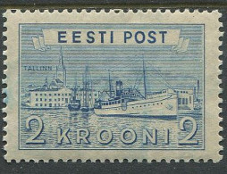 Estonia:Unused Stamp Tallinn Port With Ship, 1938, MNH - Estonia