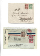 COLOMBIA - POSTAL HISTORY LOT - CENSORED - Colombie