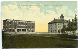 CPA Voyagé 1912 - PITTSFIELD Girls Dormitory And Maine Central Institute ( Dortoir Filles Institut Central ) - Andere & Zonder Classificatie