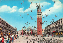 ITALIE - Venezia - Piazza S Marco - Piccionata - Animé - Pigeons - Carte Postale Ancienne - Venezia (Venice)