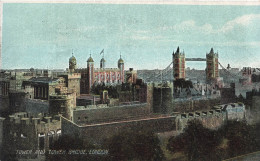 ROYAUME-UNI - Angleterre - London - Tower And Tower Bridge - Carte Postale - Otros & Sin Clasificación