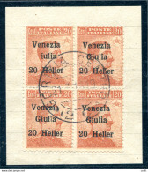 Venezia Giulia 20 Heller Su C. 20 Varietà ULIA - Other & Unclassified