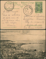 Ruanda-Urundi - EP En S.M. 5ctm Vert Obl Kigali (1918) Via Bukoba & Mombasa (Brit. E. Africa) > Panne (Zone Non Envahi) - Postwaardestukken