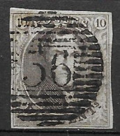 OBP10A Met 4 Randen En Met Balkstempel P36 Dolhain-Limbourg ( Zie Scans) - 1858-1862 Medaillen (9/12)