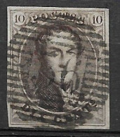 OBP10 Met 4 Randen En Met Balkstempel P36 Dolhain-Limbourg ( Zie Scans) - 1858-1862 Medallions (9/12)