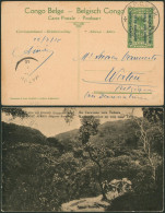 Ruanda-Urundi - EP Au Type 5ctm Vert Obl DC B.P.C.V.P.K. N°10 (1918) > Watou (zone Non Envahi) - Postwaardestukken