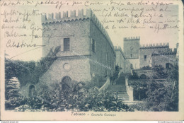Ac53 Cartolina Tabiano Castello Corazza Scollata 1927 Provincia Di Parma - Parma