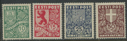 Estonia:Unused Stamps Serie Caritas 1939, Coat Of Arms, 1939, MNH - Estonia