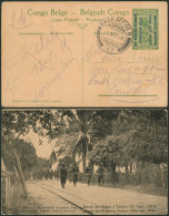 Ruanda-Urundi - EP Au Type 5ctm Vert En S.M. Non Oblitéré Via Daressalam > London (Base Office B, 1918) - Postwaardestukken