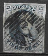 OBP11 Met 4 Randen En Met Balkstempel P37 Eecloo ( Zie Scans) - 1858-1862 Medaillen (9/12)