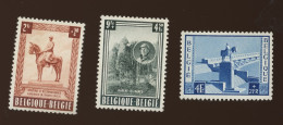 938/940 *.Monument Roi Albert    Cote 33,50 € - Unused Stamps