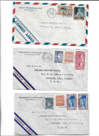 GUATEMALA - POSTAL HISTORY LOT 6 COVERS - AIRMAIL - Colombia