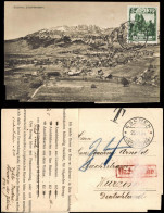 Eschen Liechtenstein Stadtpartie 1934  Gel. Briefmarke U. Nachgebühr Stempel - Liechtenstein