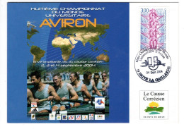 Carte Maximum Corrèze Brive 8e Championnat Du Monde Universitaire D'aviron 2004 - Remo