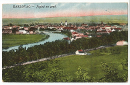 Karlovac Pogled Na Grad 1931 Used - Croatie