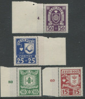 Estonia:Unused Stamps Serie Caritas 1937, Coat Of Arms, 1937, MNH - Estonia
