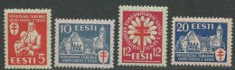 Estonia:Unused Stamps Serie Tuberculosis, Taagepera Manor, 1933, MNH - Estonia