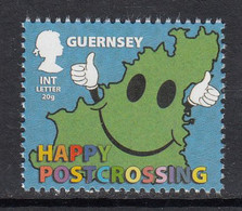 2014 Guernsey Postcrossing Complete Set Of 1 MNH - Guernesey