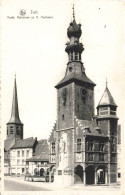 BELGIQUE - Tielt - Markt Halletoren En H Hartbeeld - Vue Panoramique De L'église - Carte Postale Ancienne - Tielt