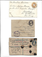 INDIA - GREAT BRITAIN UNITED KINGDOM BIRITISH COLONIES - POSTAL HISTORY LOT - CENSORED - Andere & Zonder Classificatie