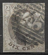 OBP10A Met 4 Randen En Met Balkstempel P45 Gand 14B ( Zie Scans) - 1858-1862 Medallions (9/12)