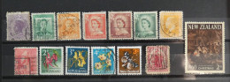 Lot De 13 Timbres Nouvelle-Zélande - Other & Unclassified