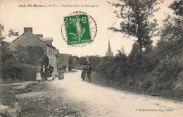 St Malon * Arrivée Route De Paimpont * Villageois - Autres & Non Classés