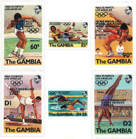 727884 HINGED GAMBIA 1985 23 JUEGOS OLIMPICOS VERANO LOS ANGELES 1984 - Gambie (1965-...)