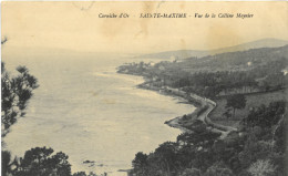 Cpa SAINTE-MAXIME 83 - 1912 - Vue De La Colline Meynier Corniche D'Or - Sainte-Maxime