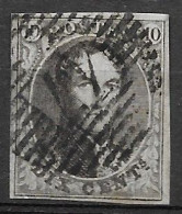 OBP10 Met 4 Randen En Met Balkstempel P47 Gembloux ( Zie Scans) - 1858-1862 Medaglioni (9/12)