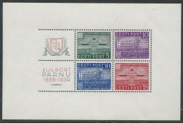 Estonia:Unused Block Health Resort Town Pärnu, 1939, MNH - Estonia