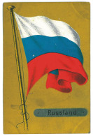 RUS 43 - 21548 FLAG, Russia - Old Postcard - Unused - Rusia