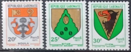 Gabon  1971,  YT N°266-68  **,  Cote YT 4,5€ - Gabun (1960-...)