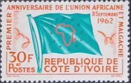 Côte D'Ivoire  1962,  YT N°207  **,  Cote YT 2€ - Ivoorkust (1960-...)