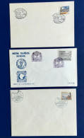 PORTUGAL 1976, 1979, 1983, Lisboa, Douro, Barroso, 3 Sobres Primer Día Fdc, - FDC