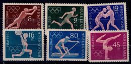 BULGARIA 1960 SUMMER OLYMPIC GAMES ROM MI No 1172-77 MNH VF!! - Unused Stamps