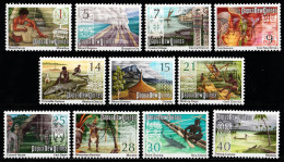 1973 Papua New Guinea Definitive Ordinary Set MNH** Tr130 - Sonstige & Ohne Zuordnung